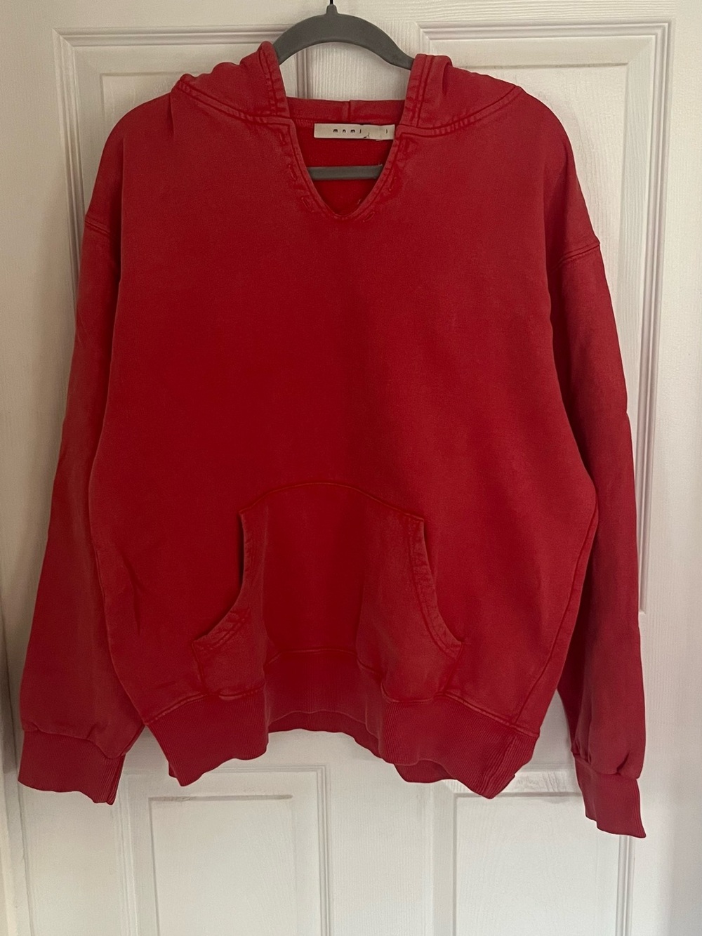 MNML Red Hooded Men’s Sweatshirt